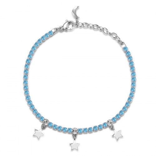 Bracciale Donna Tennis Zirconi Celesti e Stelle BEI039 Brosway